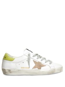 Golden Goose Deluxe Brand Super Star Low-Top Suede & Leather Trainers