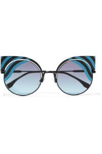 Fendi Cat-Eye Metal Sunglasses