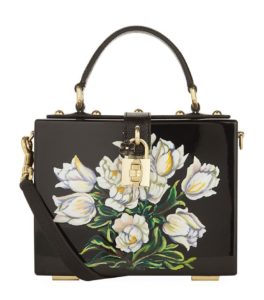 Dolce & Gabbana Plexiglass Tulip Top Handle Bag