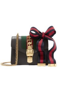 Gucci Sylvie Mini Chain-Embellished Leather Shoulder Bag