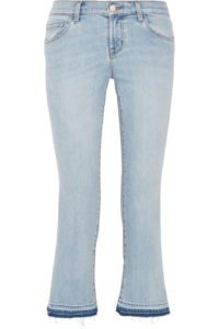 J Brand Selena Cropped Mid-Rise Jeans