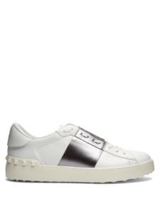 Valentino Colour-Block Low-Top Leather Trainers