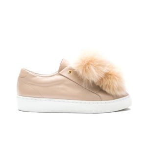 Here/Now Marianna Nude Leather Sneakers