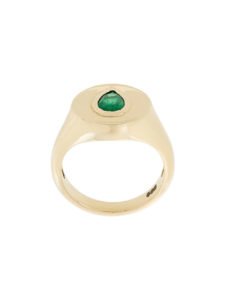 Sarah Noor Emerald Teardrop Ring