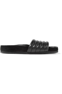 Isabel Marant Hellea Quilted Leather Slides