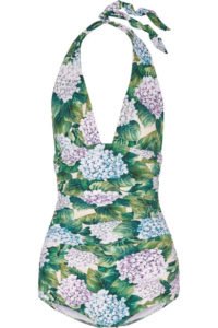 Dolce & Gabbana ‘Ortensia’ Halterneck Swimsuit